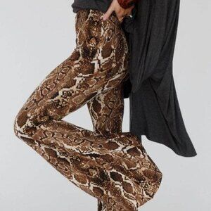 Cher Snake Flare Pants